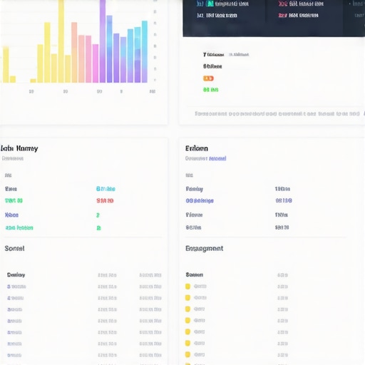 Screenshot of local SEO analytics dashboard with rankings and reviews