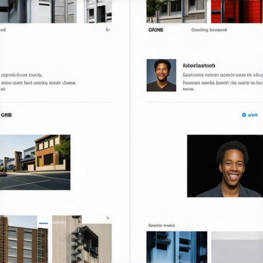 Side-by-side comparison of Google My Business listings showing differences in optimization quality.
