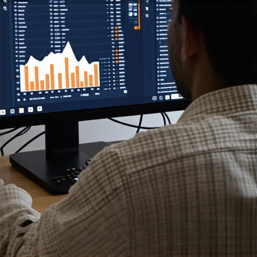 SEO expert analyzing local business ranking data