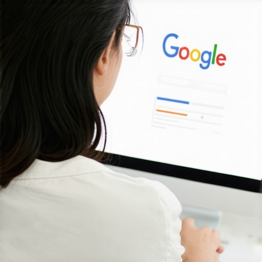 A professional reviewing analytics data to improve Google My Business ranking.