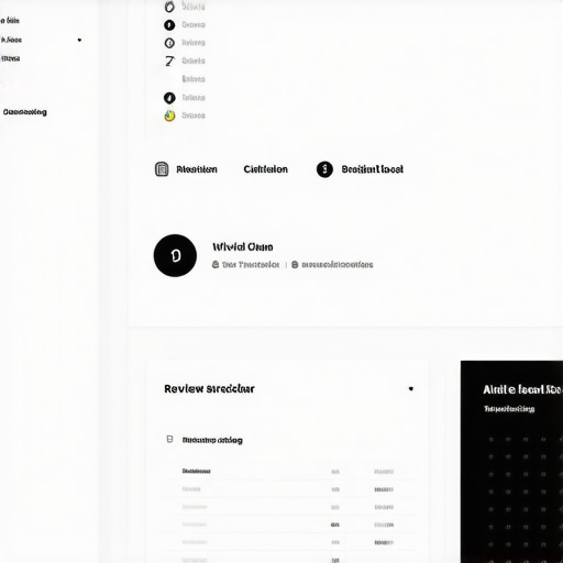Dashboard screen displaying citation and review management tools for local SEO