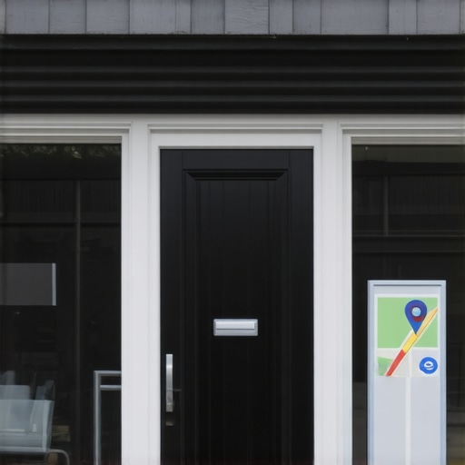 Front view of a business storefront with clear signage and branding.