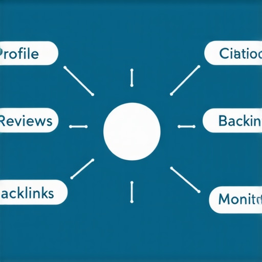 Infographic illustrating five key steps to boost Google Maps ranking for local businesses.