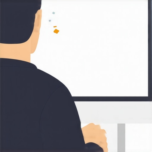 Business owner updating Google My Business settings on a laptop.