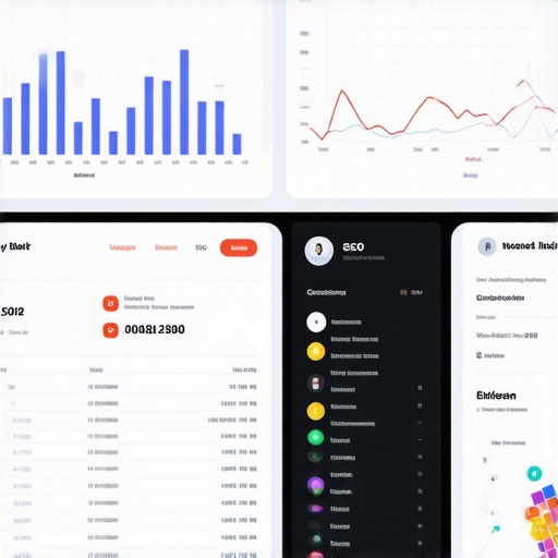 A detailed dashboard displaying local search rankings, citation statuses, and review metrics for business profile monitoring.